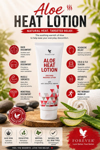 Forever Aloe heat lotion